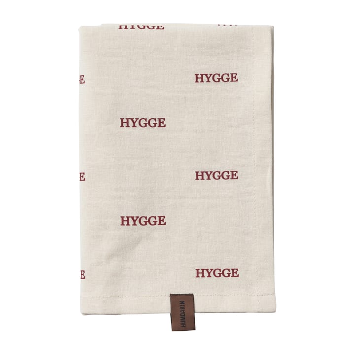 Humdakin Hygge Geschirrtuch, Off-White/Red Humdakin