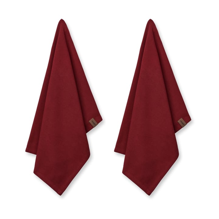 Humdakin ökologisches Geschirrtuch 45 x 70cm 2er Pack - Maroon - Humdakin