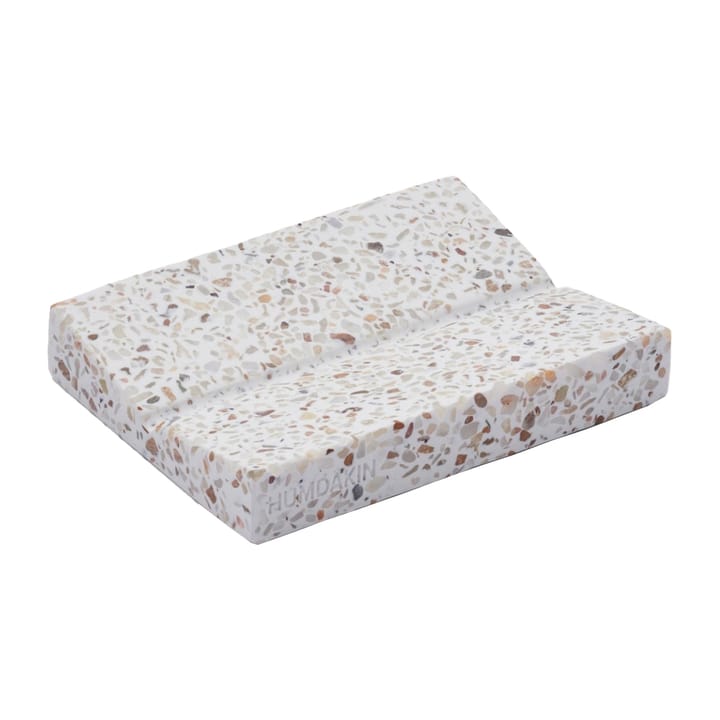 Humdakin Terrazzo Seifenteller 9 x 19cm, Rot  -beige Humdakin