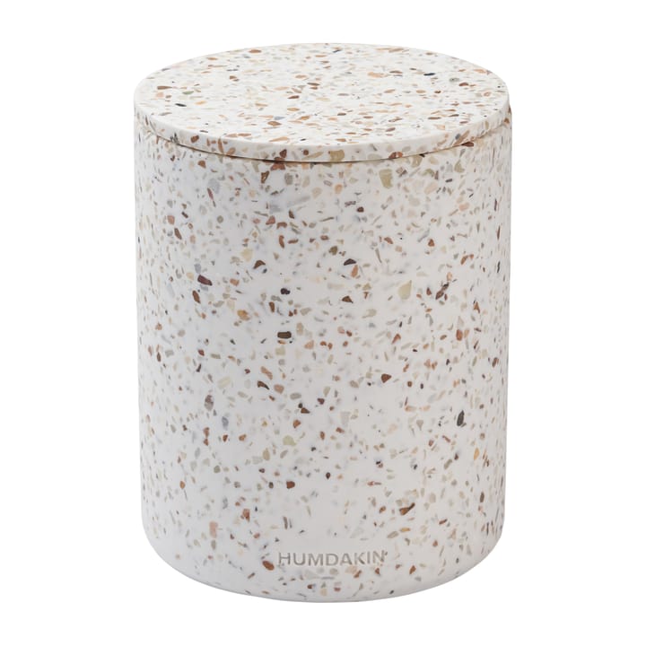 Humdakin Terrazzo Vase mit Deckel Ø 13 cm, Red/Beige Humdakin