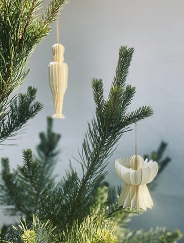 Humdakin Weihnachtsanhänger 3er-Pack - Off-White/Gold - Humdakin