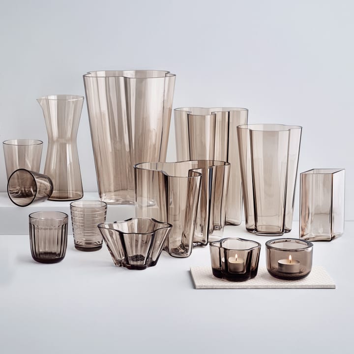 Aino Aalto Wasserglas 22cl im 2er Pack, Leinen Iittala