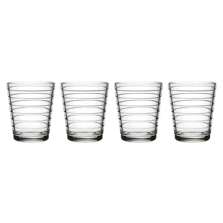 Aino Aalto Wasserglas 4er Pack 22cl, Klar Iittala