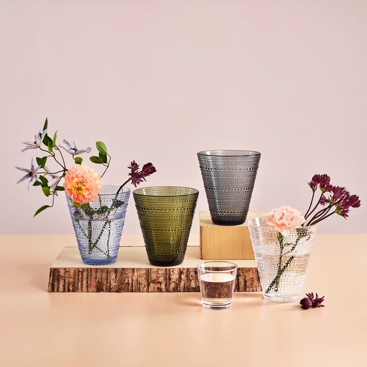 Kastehelmi Vase, Grau Iittala