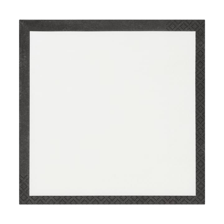 Play Papierservietten 33x33 cm 20er-Pack - Ecru-Schwarz - Iittala