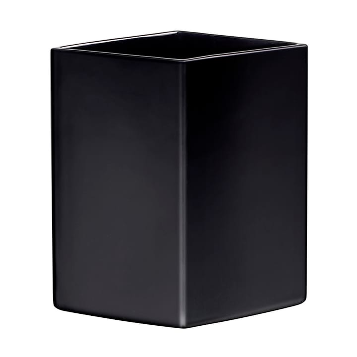 Ruutu Keramikvase 225mm - Schwarz - Iittala