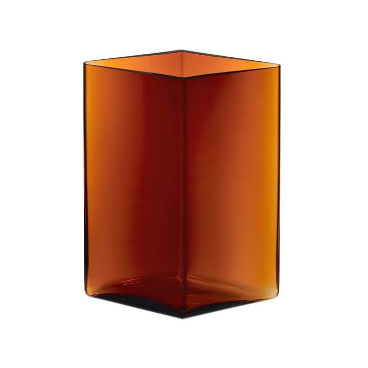 Ruutu Vase 20,5 x 27cm, Kupfer Iittala