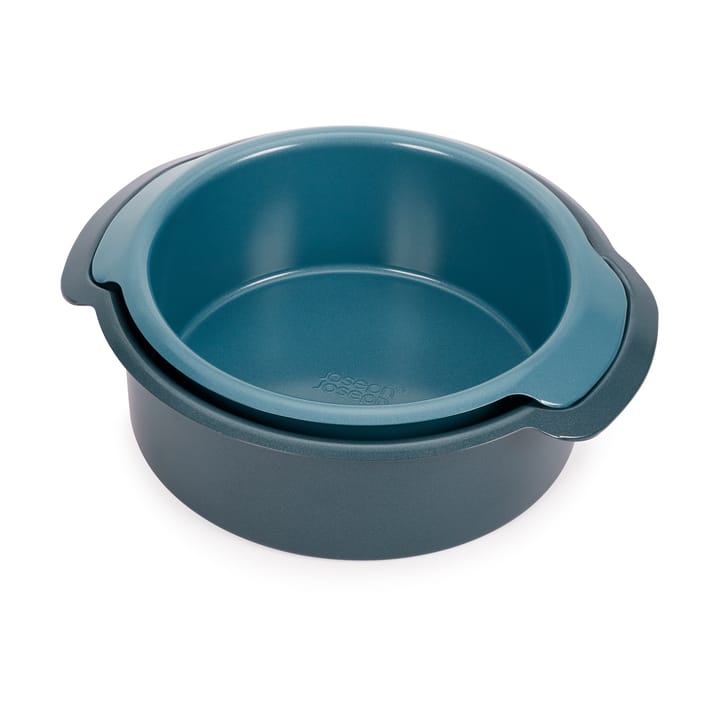 Nest Bake runde Backform 2-teilig - Blau - Joseph Joseph