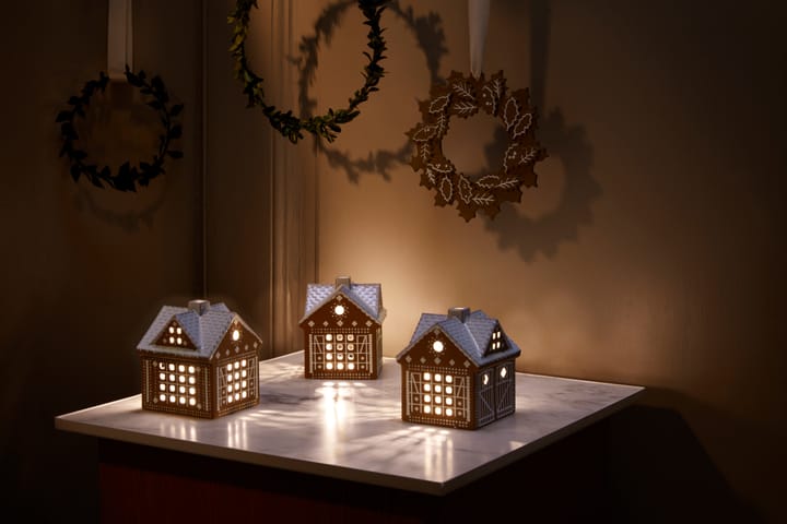 Gingerbread Lichthaus, Christmas barn 11,5 cm Kähler