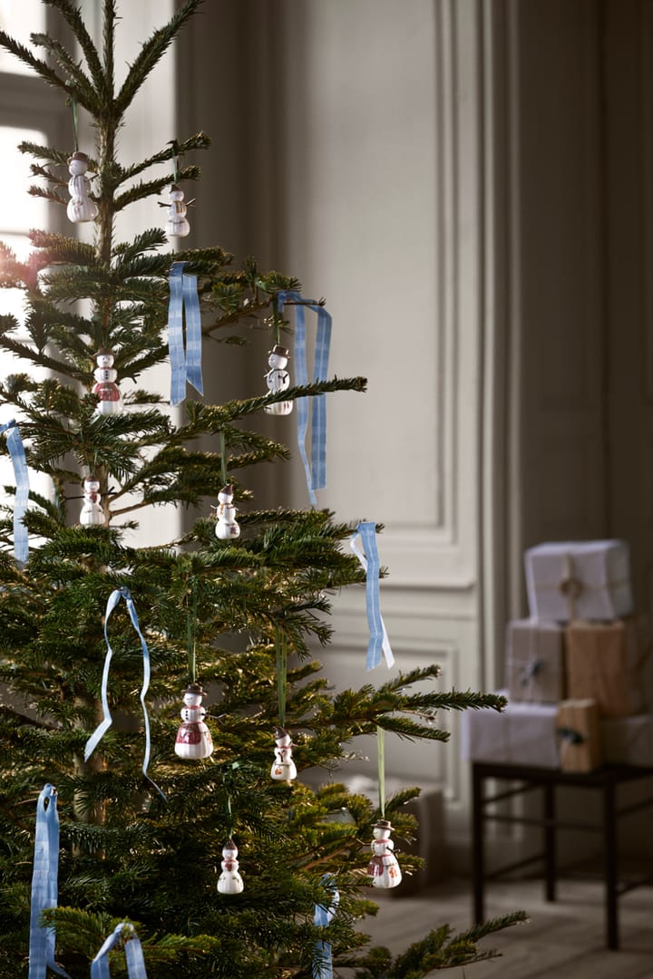 Hammershøi Christmas Schneemann hängend, Weiß Kähler