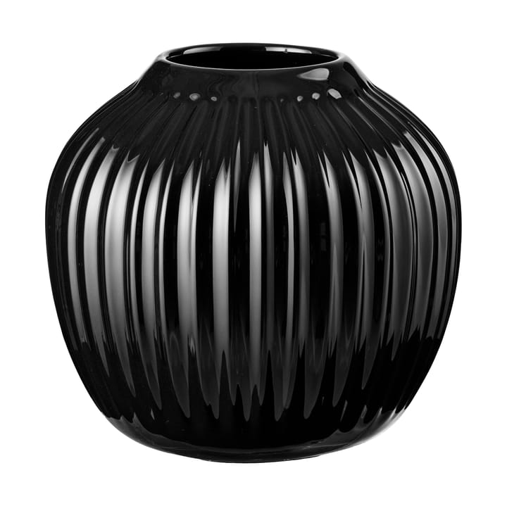 Hammershøi Vase klein, Schwarz Kähler