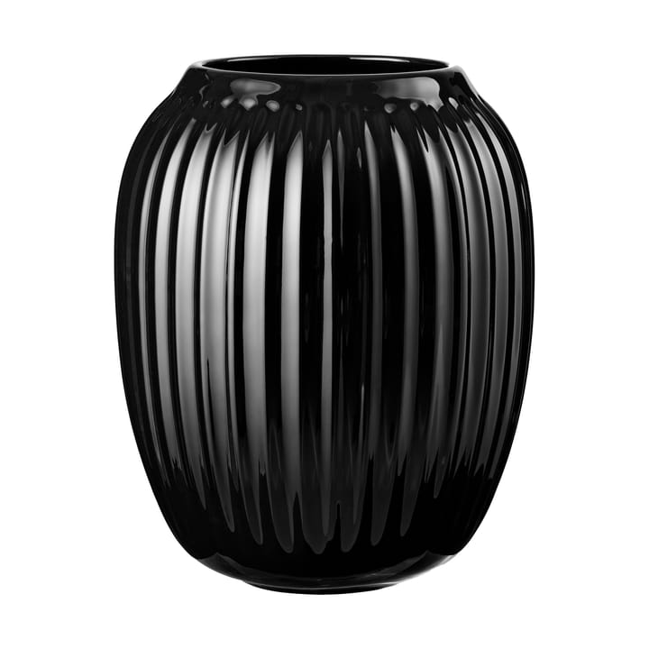 Hammershøi Vase mittel - Schwarz - Kähler