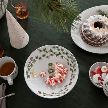 Hammershøi Weihnachtsschale mit Fuß Ø23cm - Weiß - Kähler