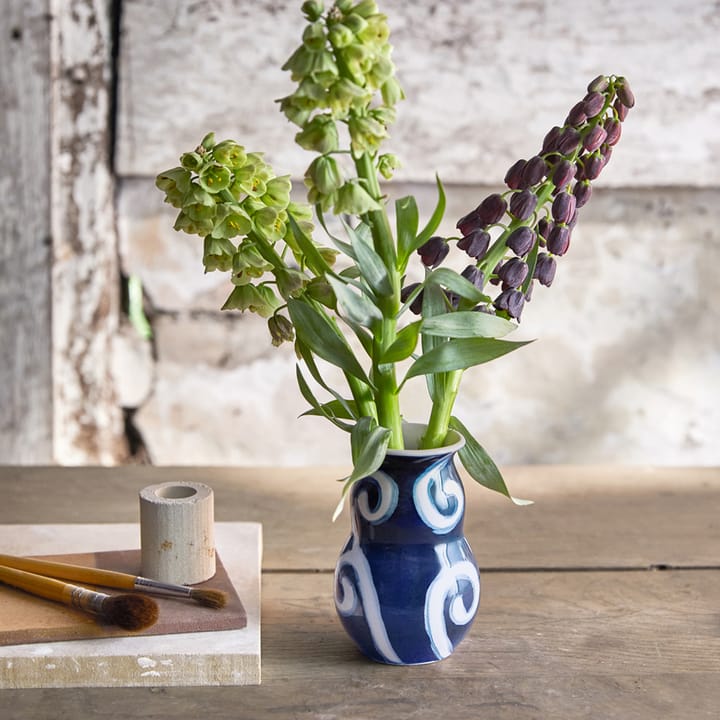 Tulle Vase 13cm, Blau Kähler