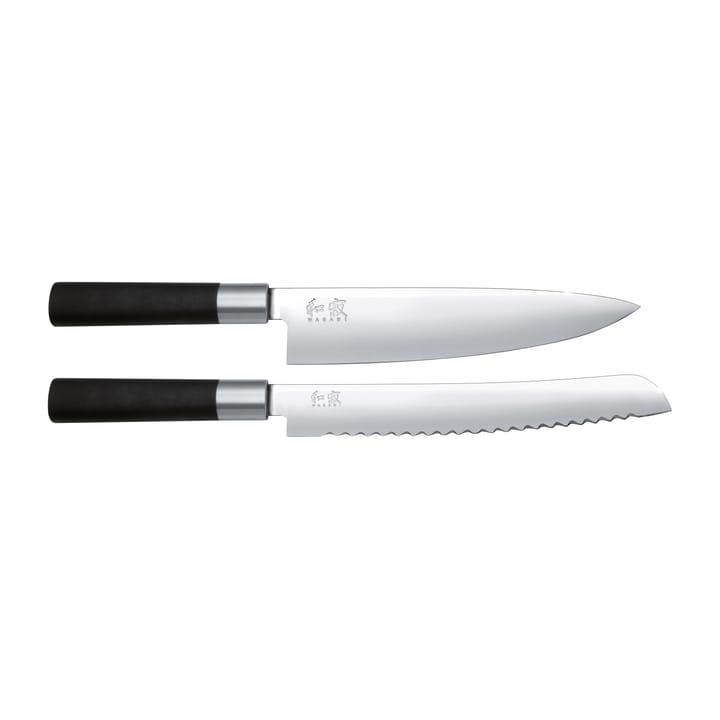 Kai Wasabi Black Brot- & Küchenmesser Set, 2 Teile KAI