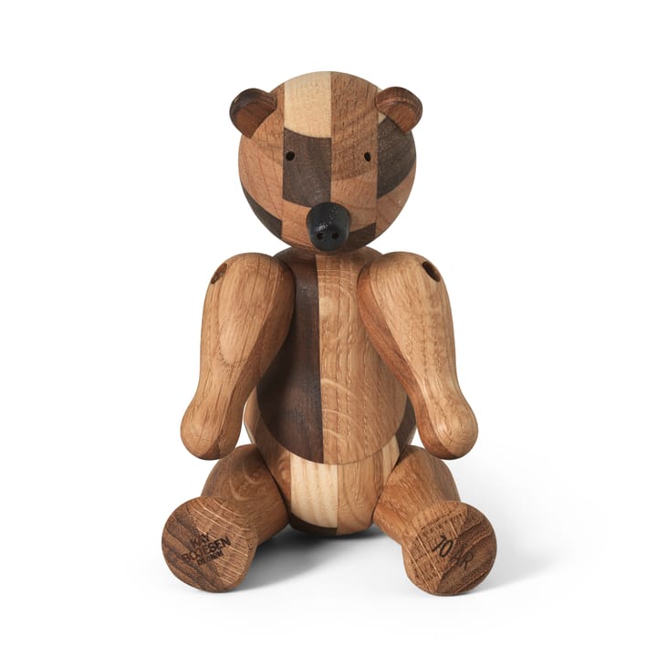 Kay Bojesen Holzbär Jubiläumsausgabe mixed wood, Liten Kay Bojesen Denmark