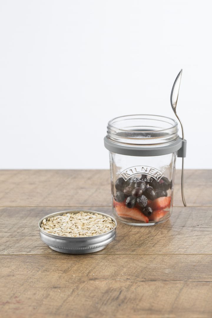 Frühstücksset Glasschale + Löffel, 0,35 L Kilner