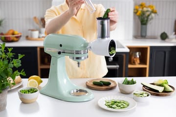 KitchenAid Gemüseschneider und Reibe für Küchenmaschine - Stahl - KitchenAid