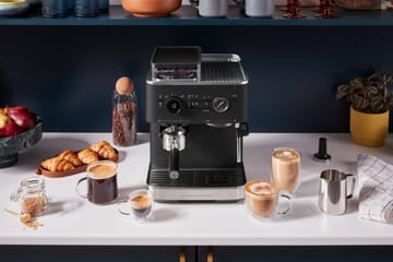 KitchenAid halbautomatische Espressomaschine mit Mühle - Cast iron black - KitchenAid