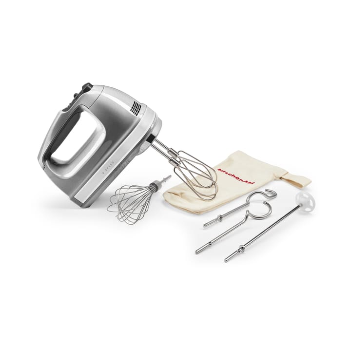 KitchenAid Handmixer mit 9 Geschwindigkeiten 85W, Contour silver KitchenAid