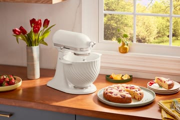 KitchenAid Keramikschüssel mit doppeltem Griff 4,7 L - Meringue - KitchenAid