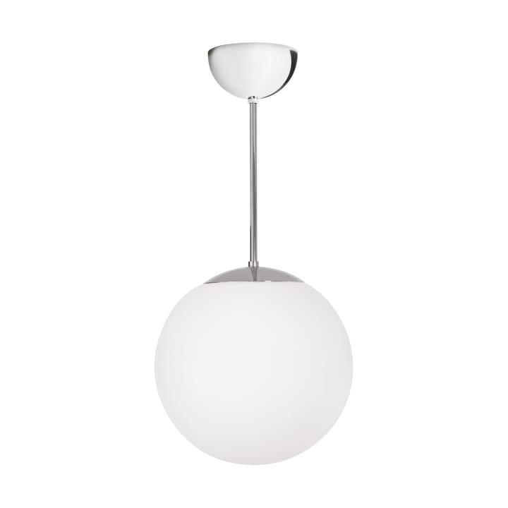 Funkis Glob Pendelleuchte - White-chrome Ø25 cm - Konsthantverk