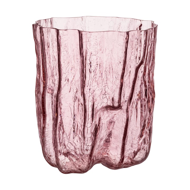 Crackle Vase 27 cm - Rosa - Kosta Boda