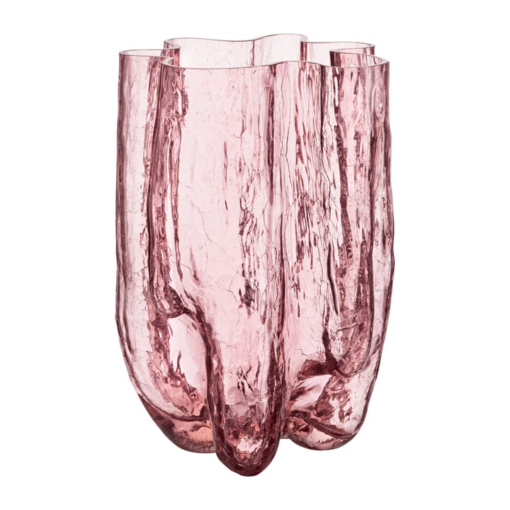 Crackle Vase 37 cm - Rosa - Kosta Boda