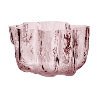 Crackle Windlicht 5,8 cm - Rosa - Kosta Boda