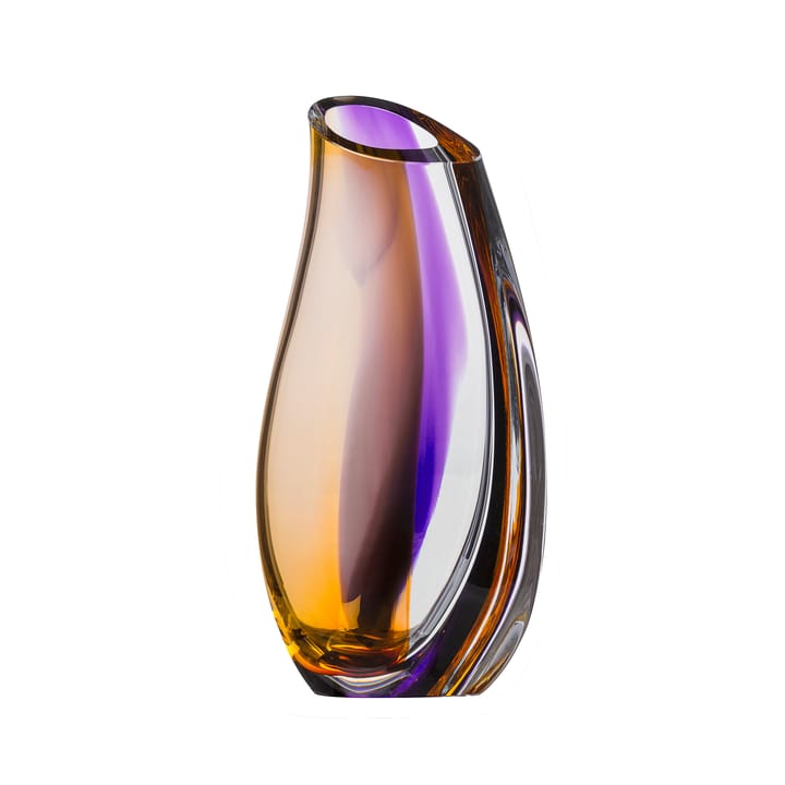 Orchid Vase 280mm, Lila-Bernstein Kosta Boda