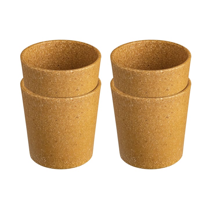 Connect Becher S 19 cl 4er Pack - Nature wood - Koziol