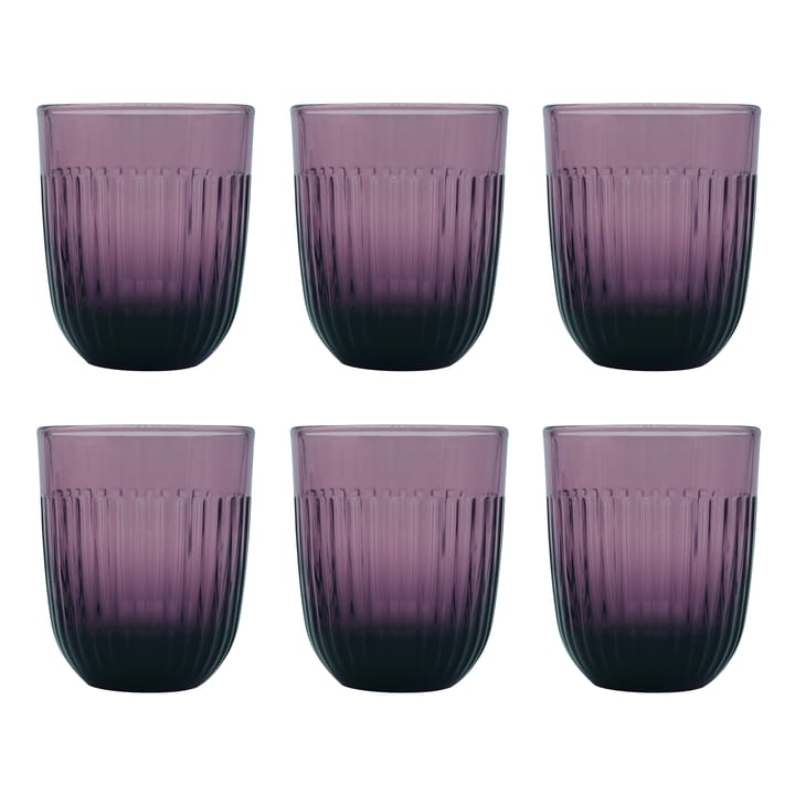 Ouessant Wasserglas 29 cl 6er-Pack, Aubergine La Rochère