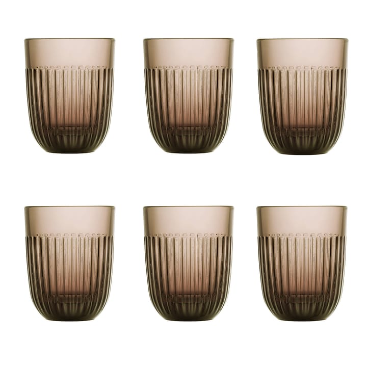 Ouessant Wasserglas 29 cl 6er-Pack - Mocca - La Rochère