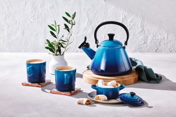 Le Creuset Kone Wasserkessel mit Pfeife - Azure blue - Le Creuset