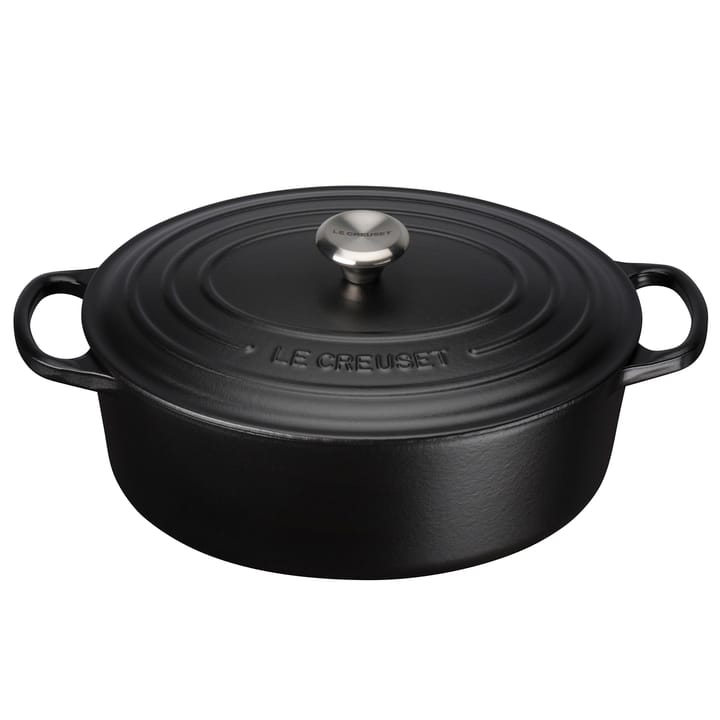 Le Creuset Signature Bräter oval 4,1 l - Matte Black - Le Creuset