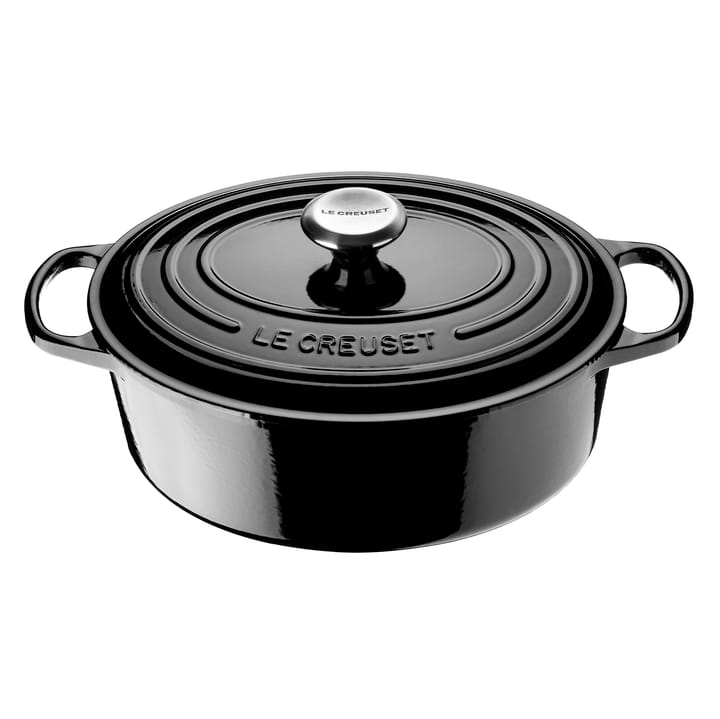 Le Creuset Signature Bräter oval 4,1 l - Schwarz - Le Creuset