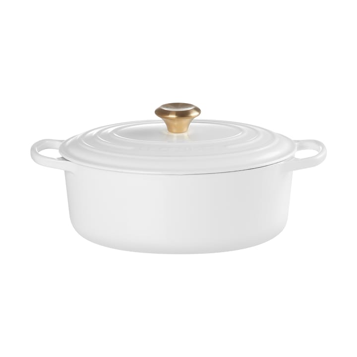 Le Creuset Signature Bräter oval 4,1 l - Weiß - Le Creuset