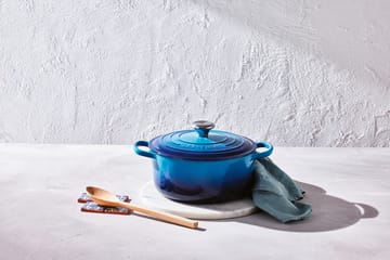 Le Creuset Signature Bräter rund 4,2 l - Azure blue - Le Creuset