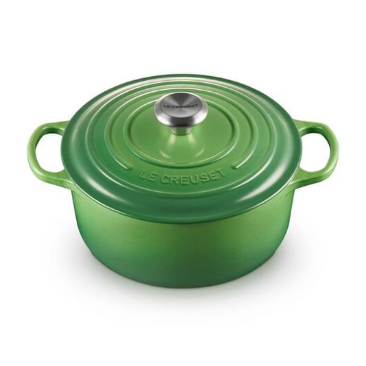 Le Creuset Signature Bräter rund 4,2 l - Bamboo Green - Le Creuset