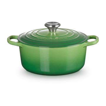 Le Creuset Signature Bräter rund 4,2 l - Bamboo Green - Le Creuset