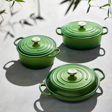 Le Creuset Signature Bräter rund 4,2 l - Bamboo Green - Le Creuset