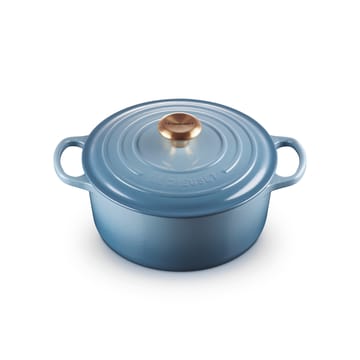 Le Creuset Signature Bräter rund 4,2 l - Chambray - Le Creuset