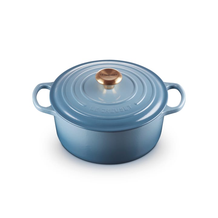 Le Creuset Signature Bräter rund 4,2 l, Chambray Le Creuset