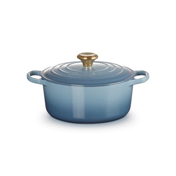 Le Creuset Signature Bräter rund 4,2 l - Chambray - Le Creuset