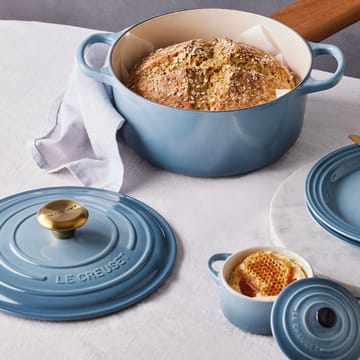 Le Creuset Signature Bräter rund 4,2 l - Chambray - Le Creuset