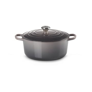 Le Creuset Signature Bräter rund 4,2 l - Flint - Le Creuset