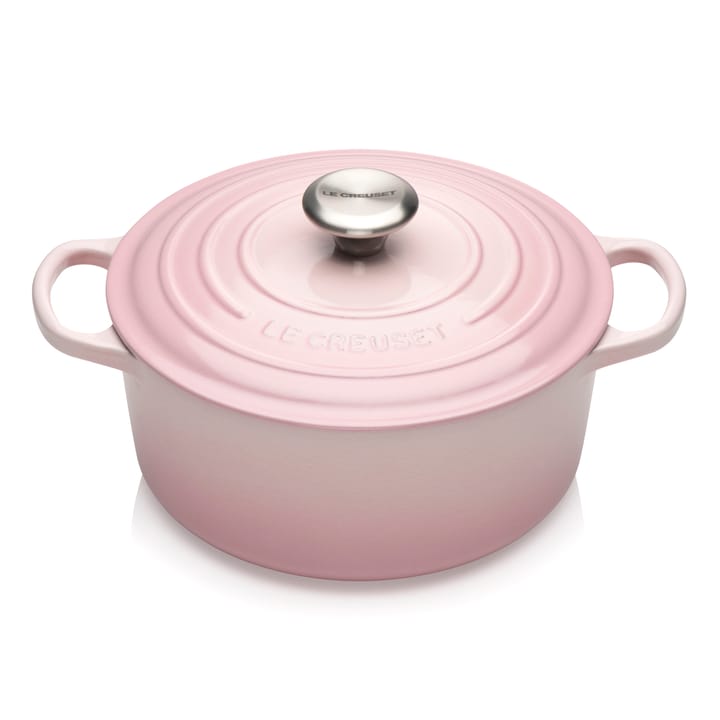 Le Creuset Signature Bräter rund 4,2 l - Shell pink - Le Creuset