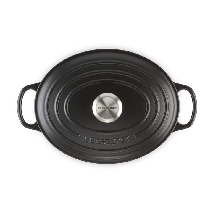 Le Creuset Signature ovaler Topf 6,3 l, Matte black Le Creuset