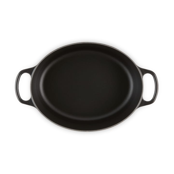 Le Creuset Signature ovaler Topf 6,3 l, Matte black Le Creuset