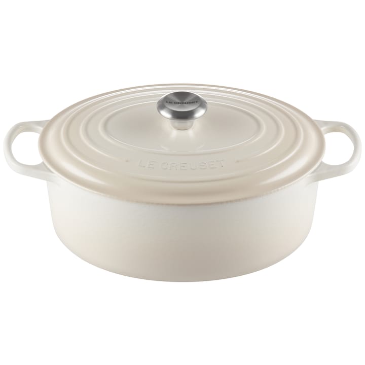 Le Creuset Signature ovaler Topf 6,3 l - Meringue - Le Creuset